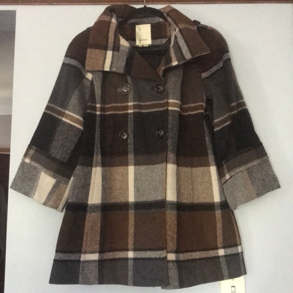 Anthropologie Wool Cape Coat